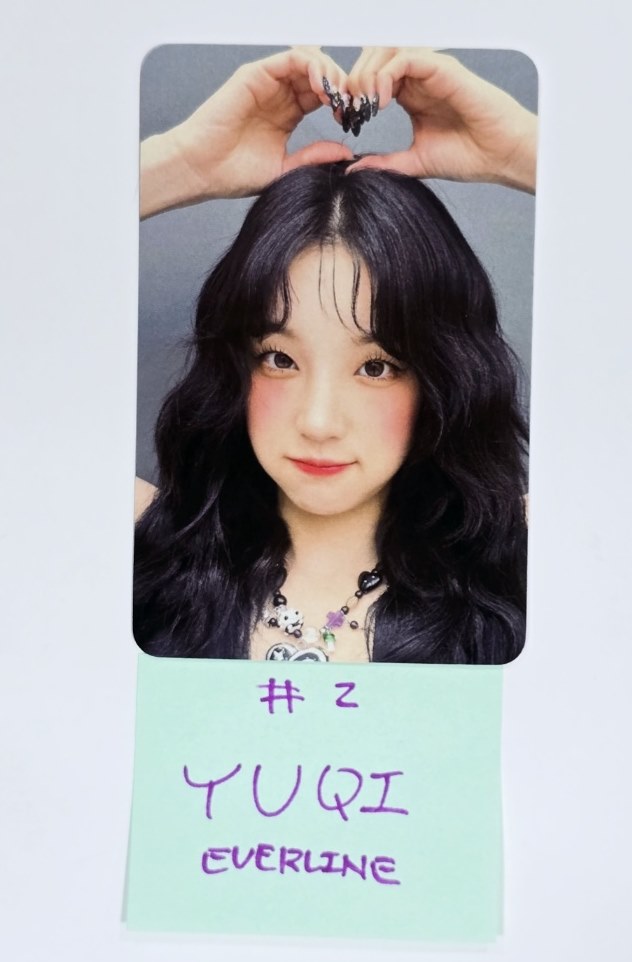 YUQI "YUQ1" - Everline Fansign Event Photocard Round 4 [24.9.24] - HALLYUSUPERSTORE