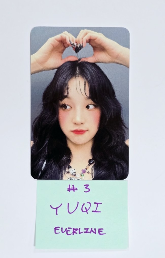 YUQI "YUQ1" - Everline Fansign Event Photocard Round 4 [24.9.24] - HALLYUSUPERSTORE