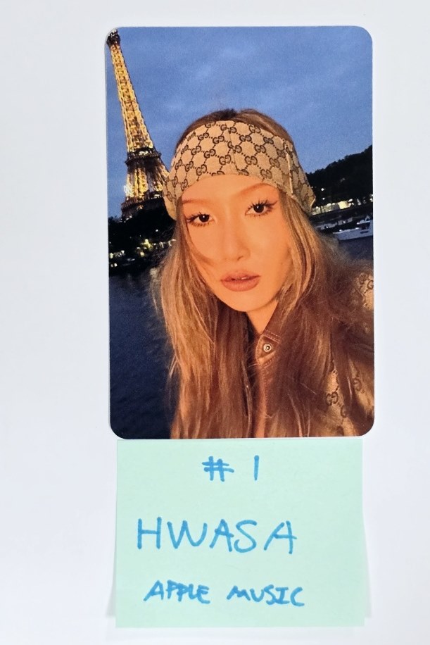 Hwasa “O” - Apple Music Pre-Order Benefit Photocard [24.9.24] - HALLYUSUPERSTORE