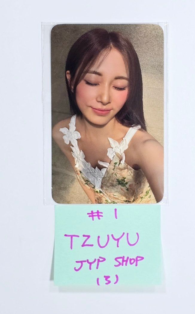 Tzuyu (of Twice) "abouTZU" - JYP Shop Pre-Order Benefit Photocard [24.9.24] - HALLYUSUPERSTORE