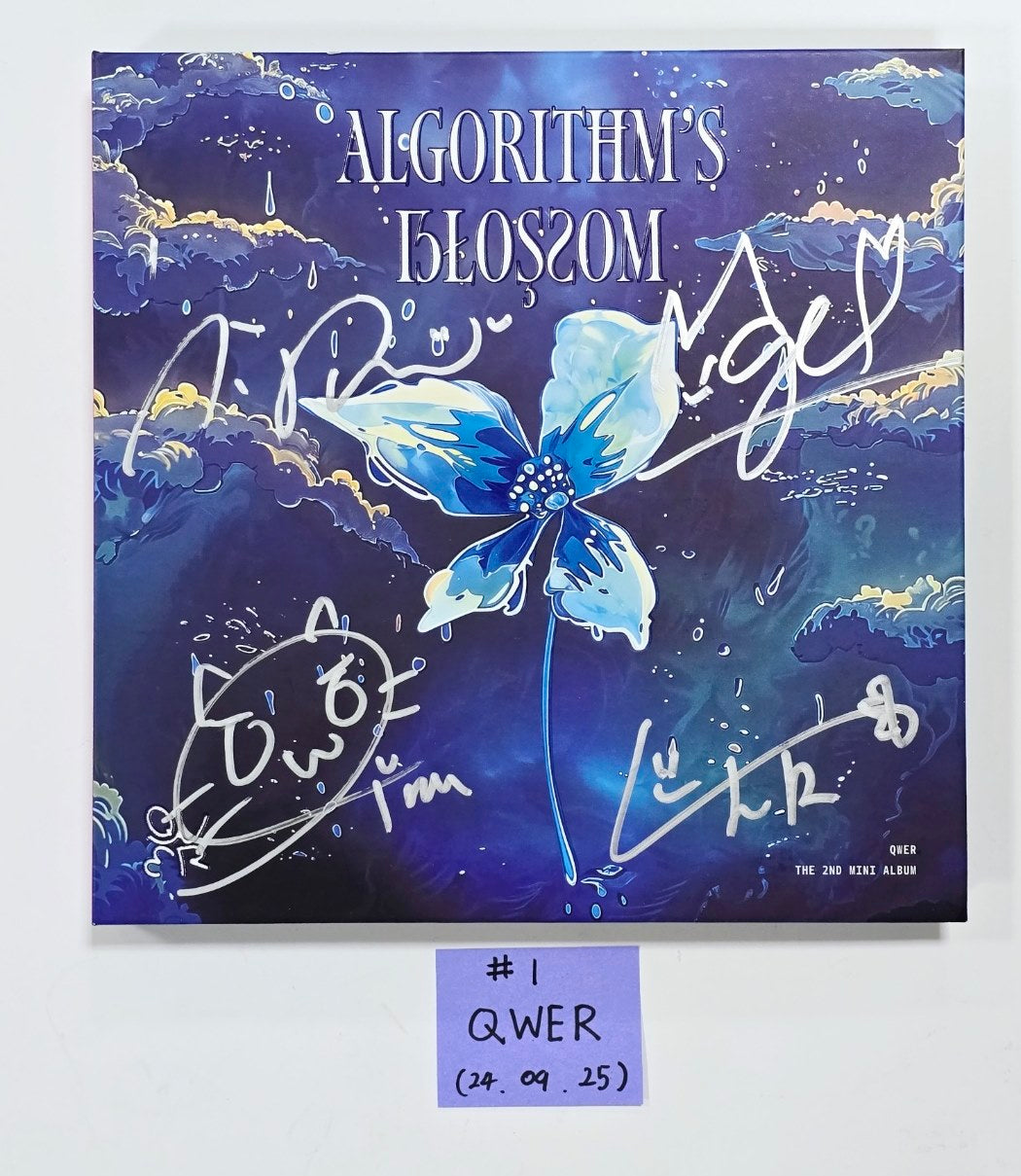 FIFTY FIFTY "Love Tune", TXT "TEMPTATION", QWER "Algorithm's Blossom", Loossemble "TTYL" - Hand Autographed(Signed) Promo Album [24.9.25]