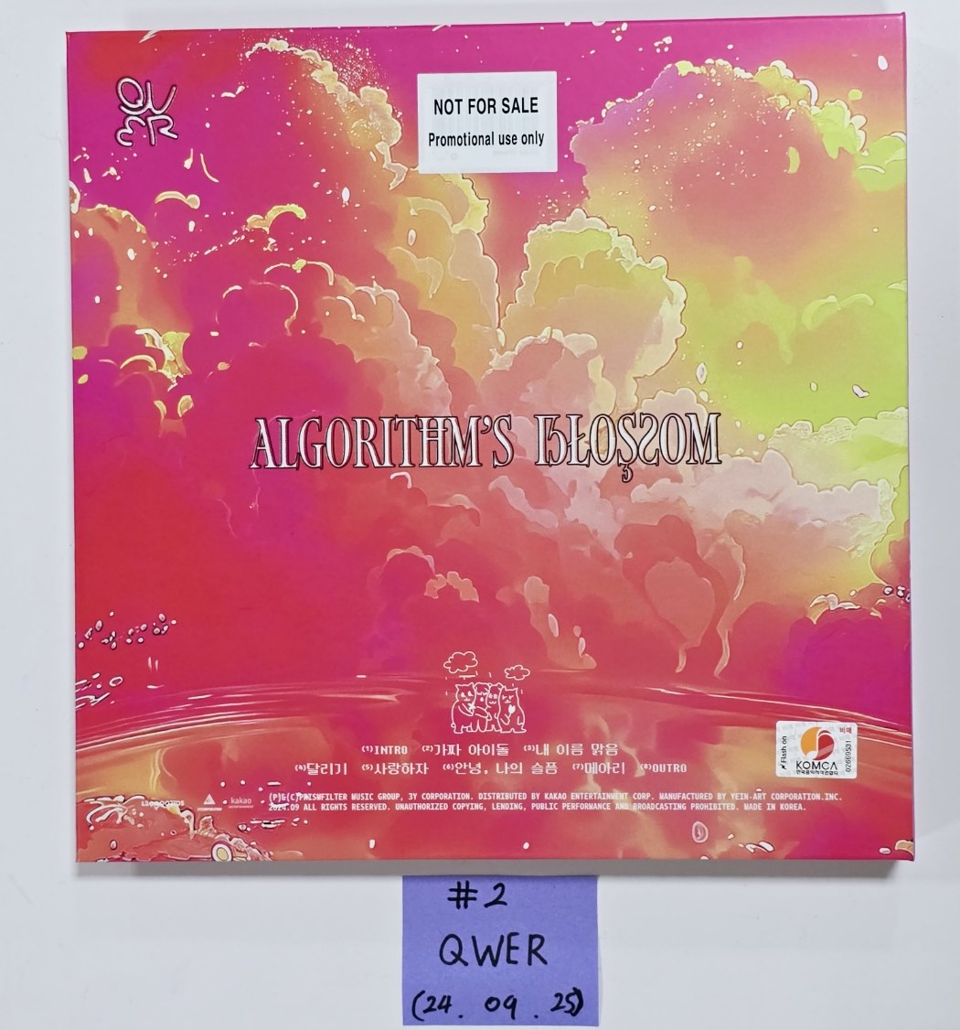 FIFTY FIFTY "Love Tune", TXT "TEMPTATION", QWER "Algorithm's Blossom", Loossemble "TTYL" - Hand Autographed(Signed) Promo Album [24.9.25] - HALLYUSUPERSTORE