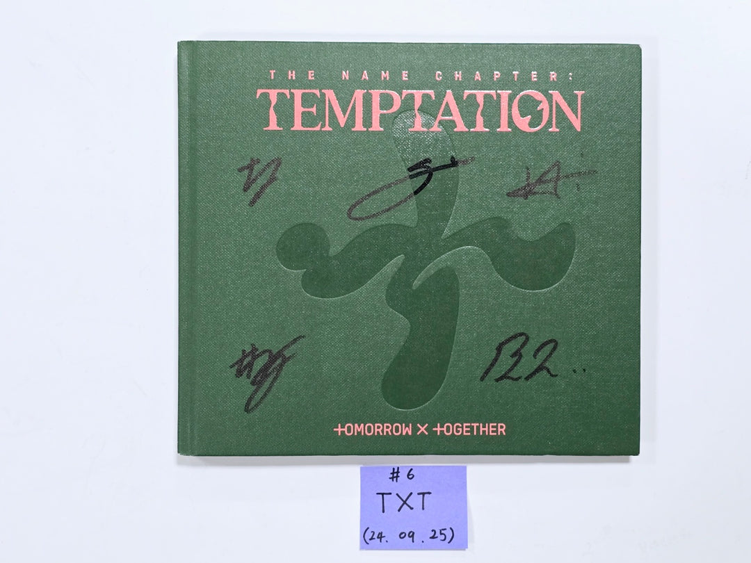 FIFTY FIFTY "Love Tune", TXT "TEMPTATION", QWER "Algorithm's Blossom", Loossemble "TTYL" - Hand Autographed(Signed) Promo Album [24.9.25]