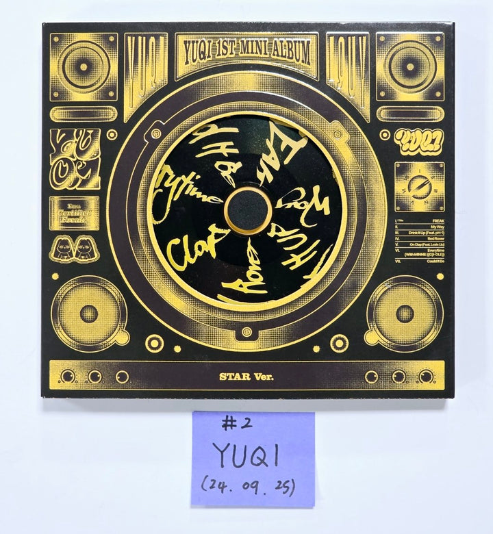 YUQI "YUQ1" - Hand Autographed(Signed) Album [24.9.25] - HALLYUSUPERSTORE