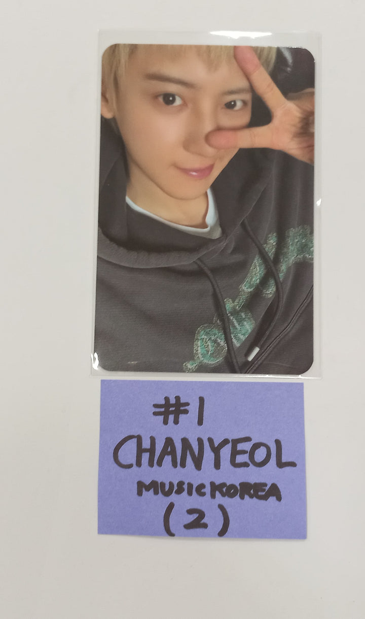 CHANYEOL "Black Out" - [Music Korea, Makestar] Pre-Order Benefit Photocard [24.9.26] - HALLYUSUPERSTORE