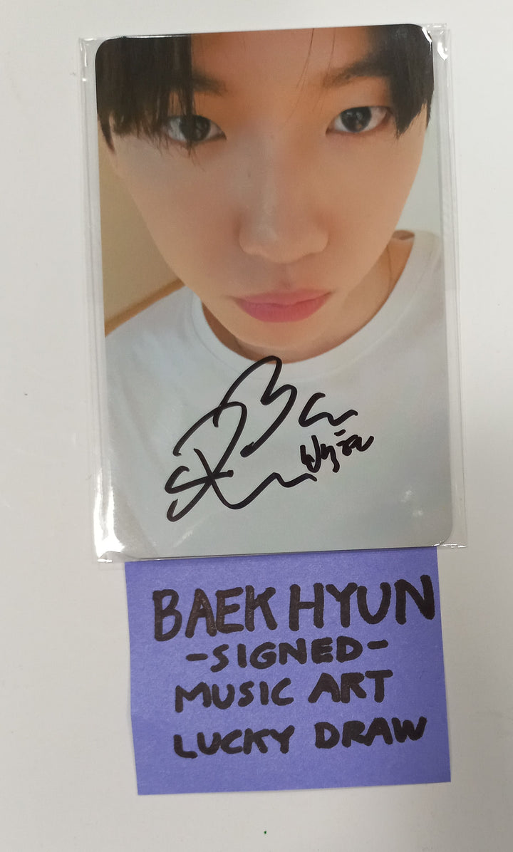 BAEKHYUN "Hello, World" - Music Art Lucky Draw Event Photocard [Folder Ver.] [24.9.26] - HALLYUSUPERSTORE