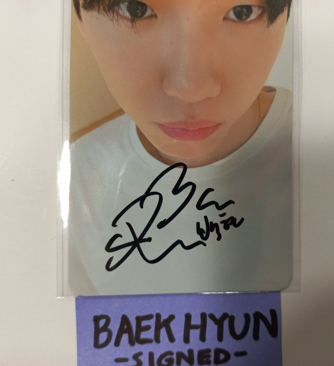 BAEKHYUN "Hello, World" - Music Art Lucky Draw Event Photocard [Folder Ver.] [24.9.26] - HALLYUSUPERSTORE