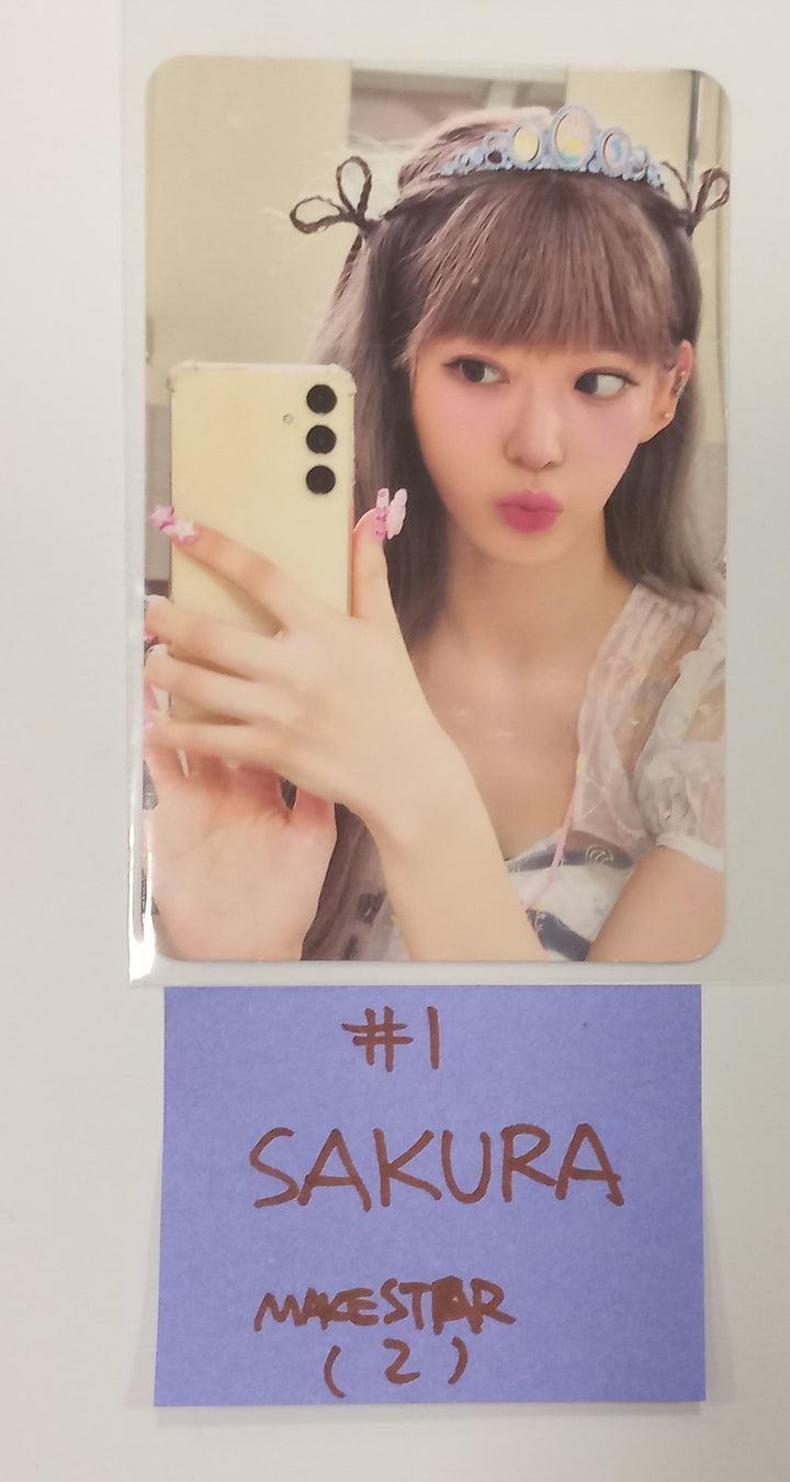 LE SSERAFIM "CRAZY" - Makestar Fansign Event Photocard [24.9.26] - HALLYUSUPERSTORE