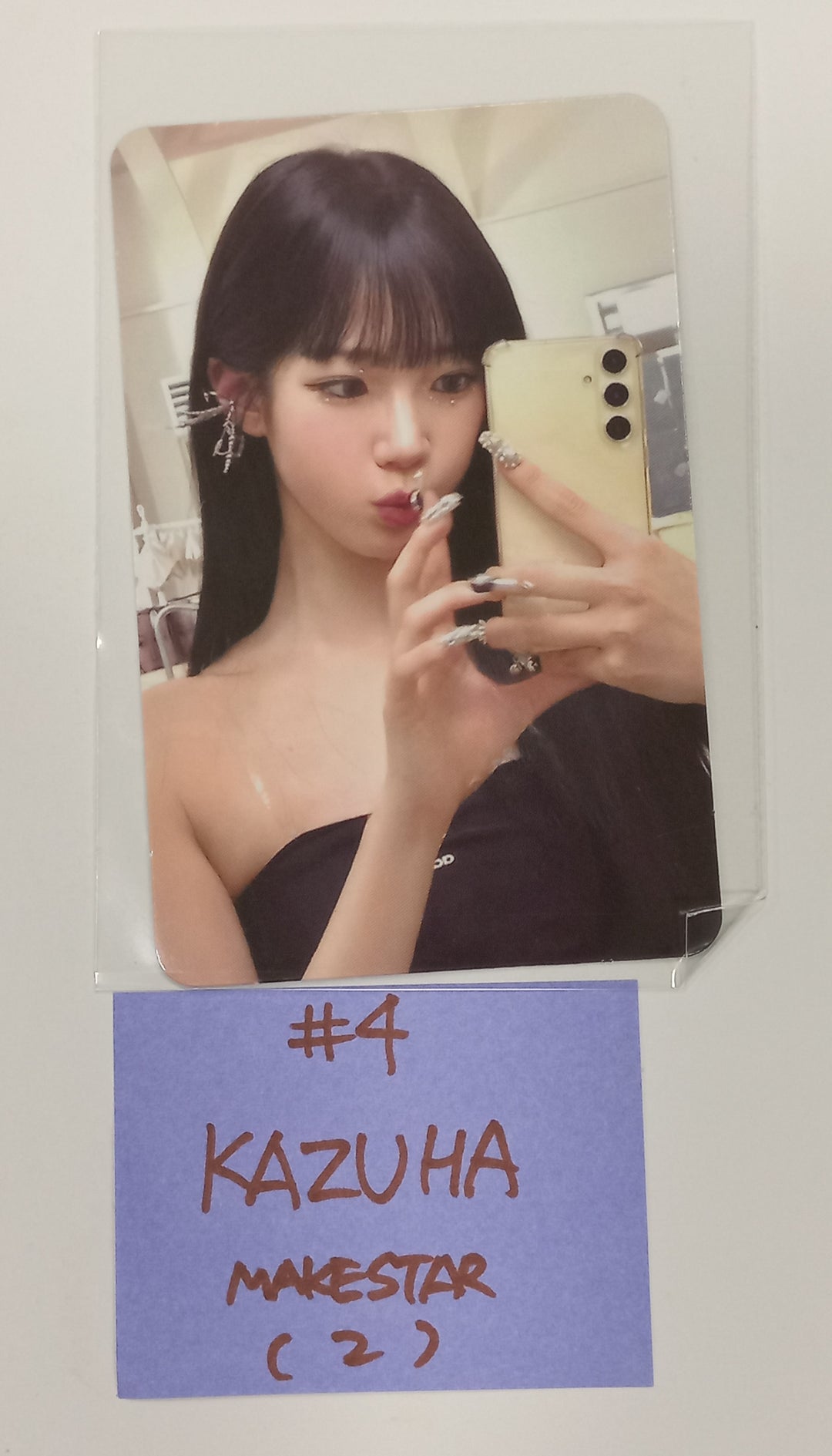 LE SSERAFIM "CRAZY" - Makestar Fansign Event Photocard [24.9.26] - HALLYUSUPERSTORE