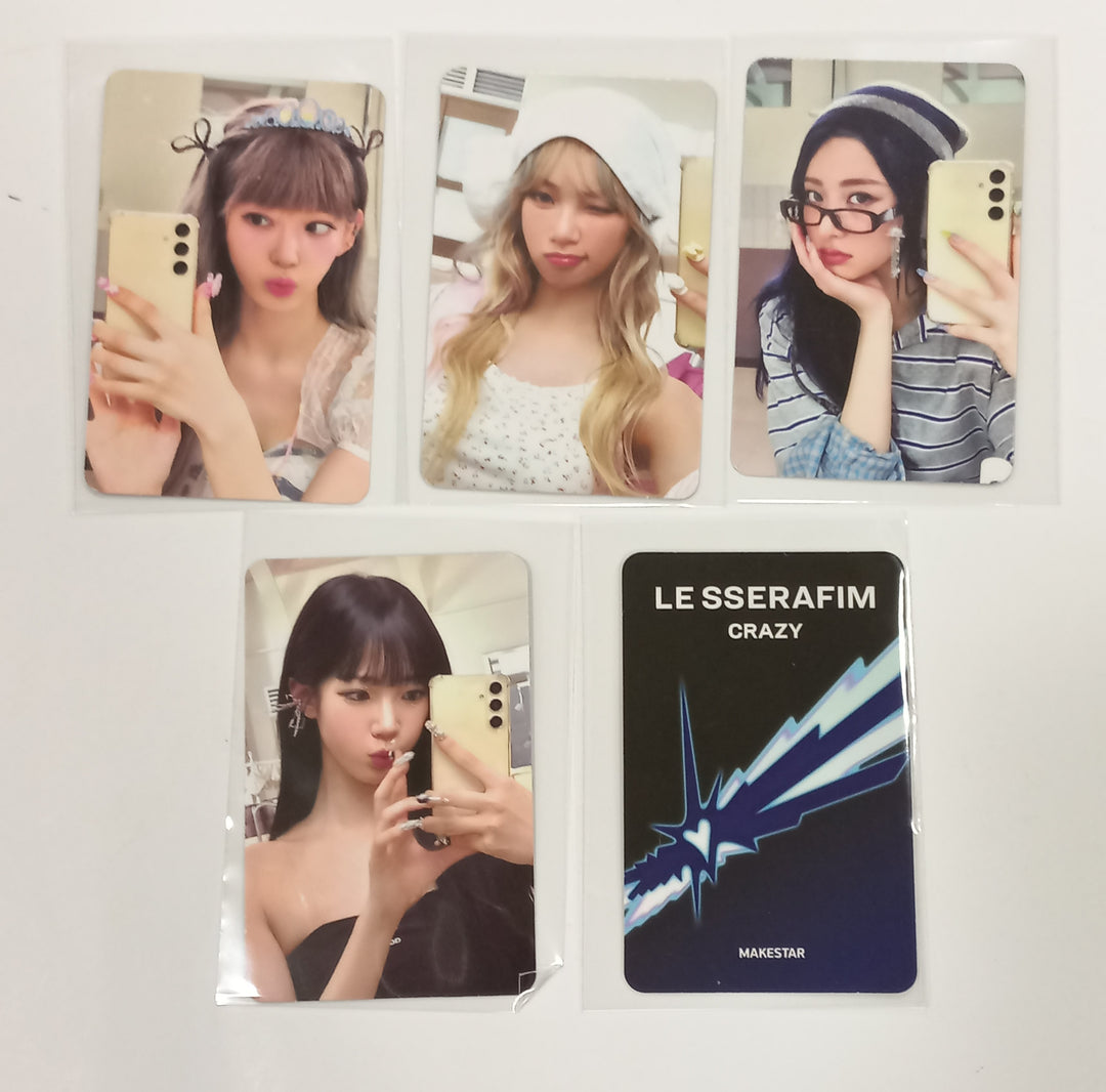 LE SSERAFIM "CRAZY" - Makestar Fansign Event Photocard [24.9.26] - HALLYUSUPERSTORE