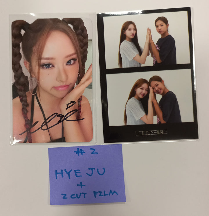 Loossemble "TTYL" - Hand Autographed(Signed) Photocard + 2 Cut Film [24.9.26]