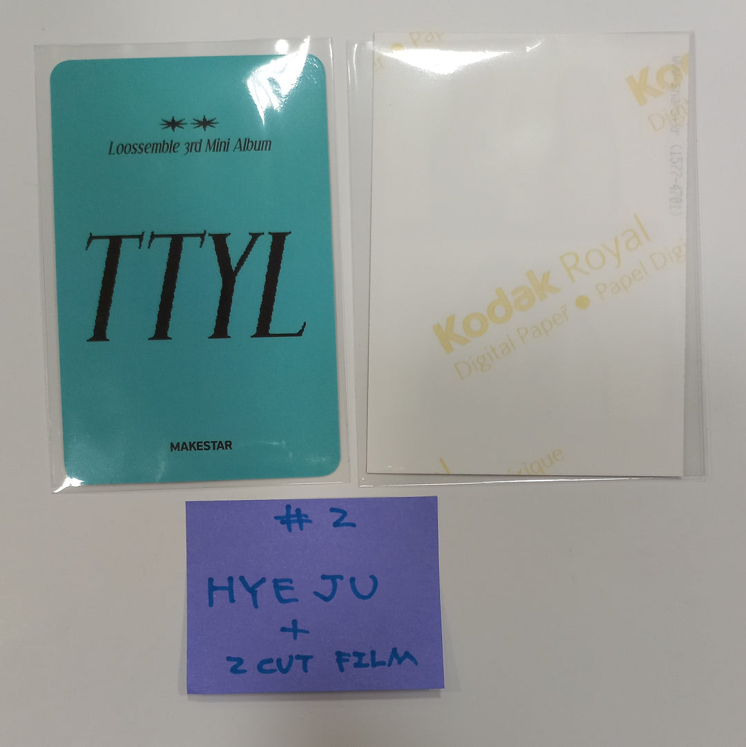 Loossemble "TTYL" - Hand Autographed(Signed) Photocard + 2 Cut Film [24.9.26]