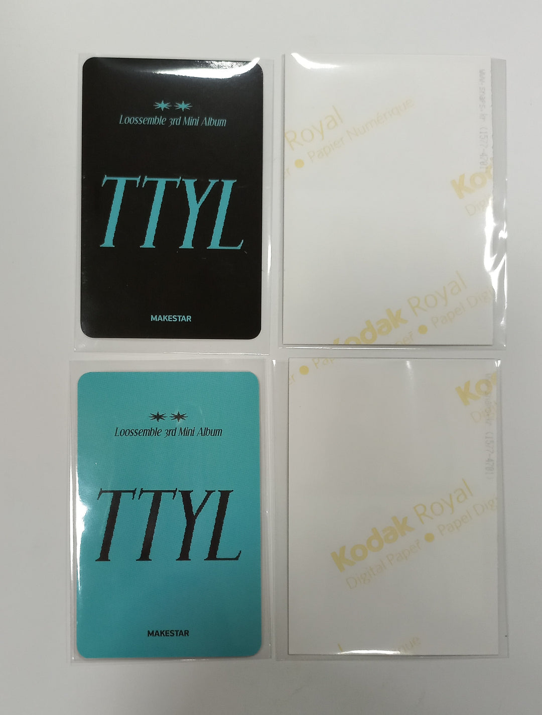 Loossemble "TTYL" - Hand Autographed(Signed) Photocard + 2 Cut Film [24.9.26]