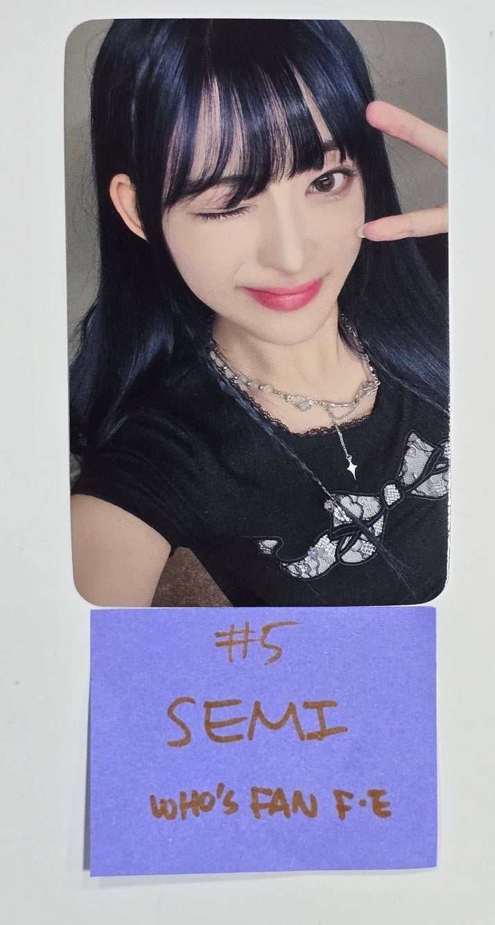 Cignature "Sweetie but Saltie" - [Who's Fanm Everline] Fansign Event Photocard [24.9.26] - HALLYUSUPERSTORE