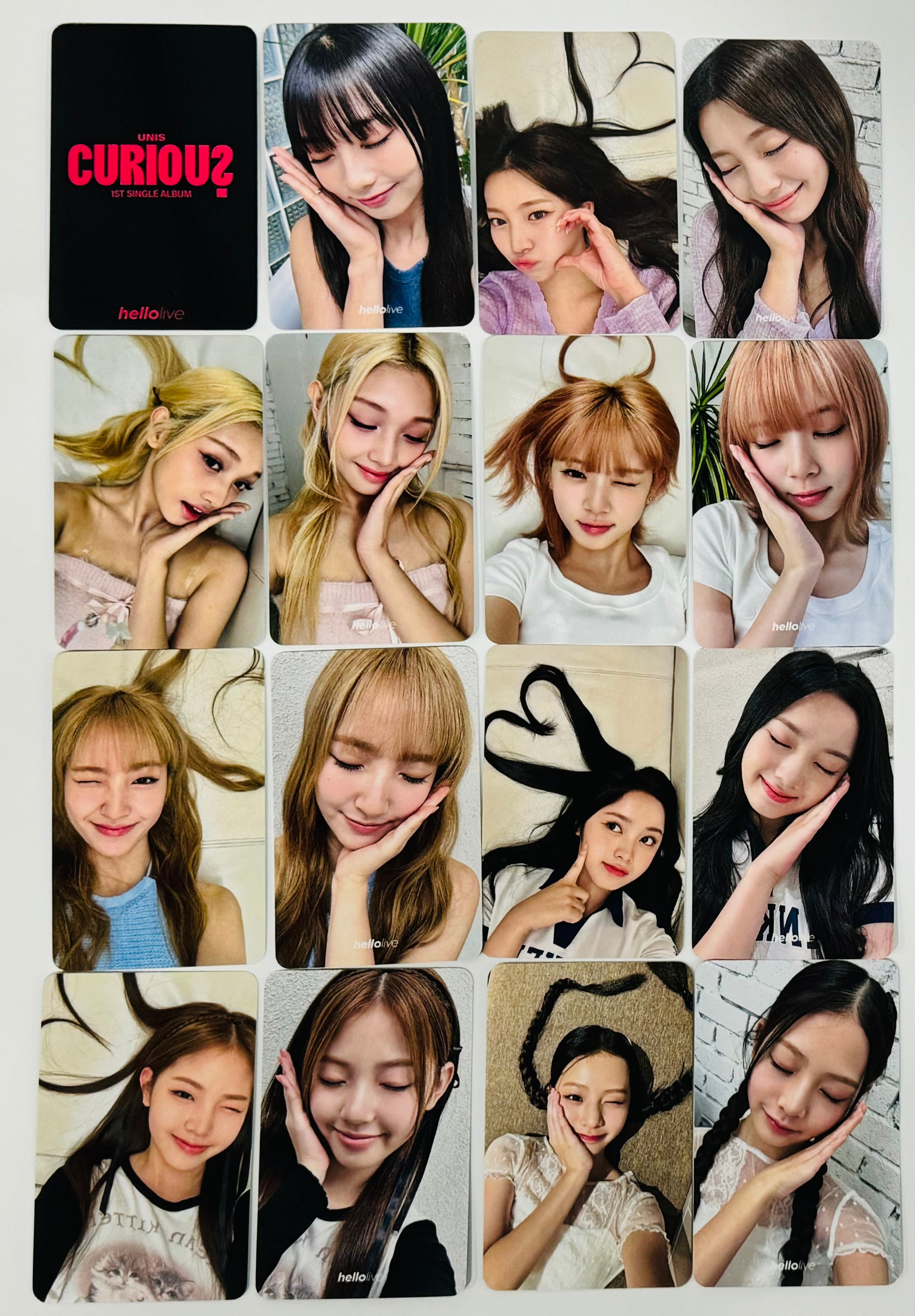 UNIS 'CURIOUS' Hello Live Fansign Event Photocard Round 3 [24.9.26