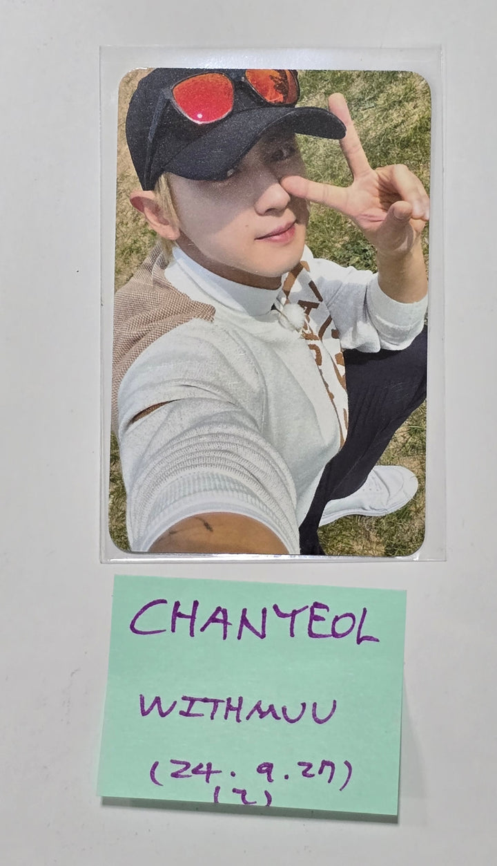 CHANYEOL "Black Out" - Withmuu Lucky Draw Event Photocard [24.9.27] - HALLYUSUPERSTORE