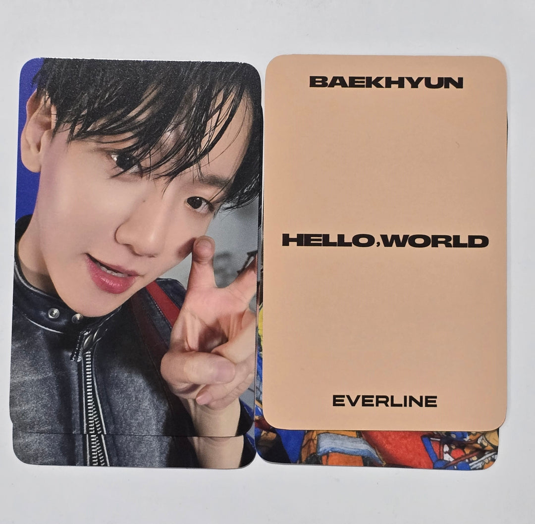 BAEKHYUN "Hello, World" - Everline Fansign Event Photocard [24.9.26] - HALLYUSUPERSTORE