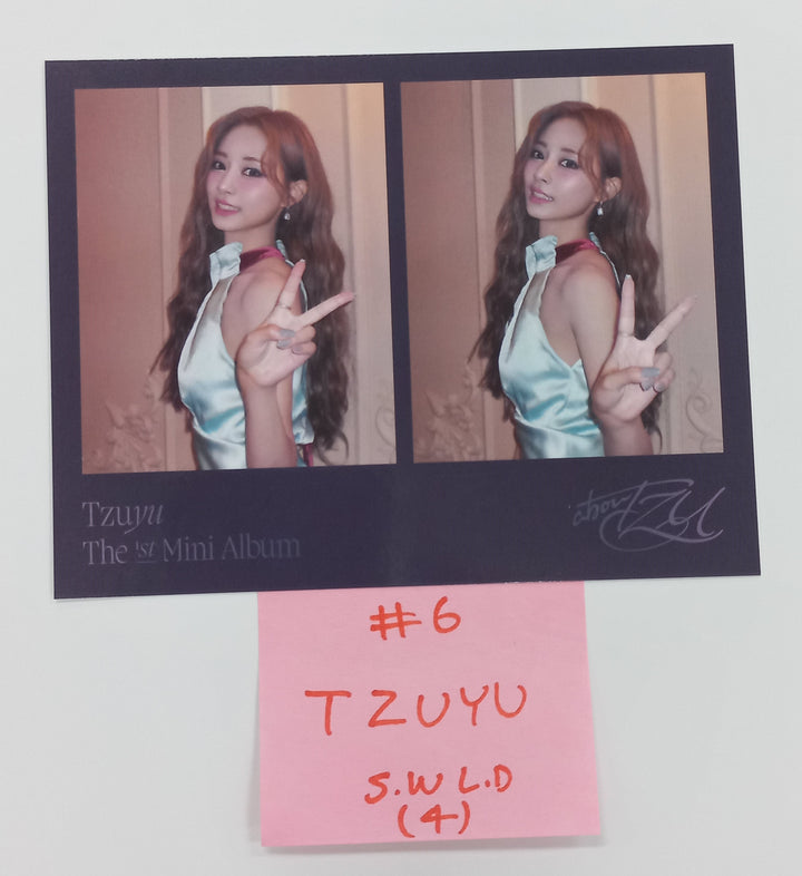 Tzuyu (of Twice) "abouTZU" - Soundwave Lucky Draw Event Photocard, 2 Cut Photo [24.9.30] - HALLYUSUPERSTORE