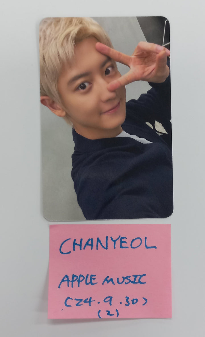 CHANYEOL "Black Out" - Apple Music Fansign Event Photocard [24.9.30] - HALLYUSUPERSTORE