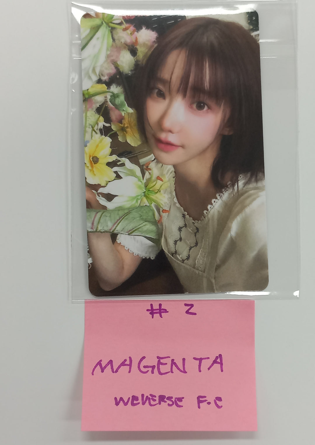 QWER "Algorithm's Blossom" - Weverse Shop Fansign Event Photocard [24.9.30] - HALLYUSUPERSTORE