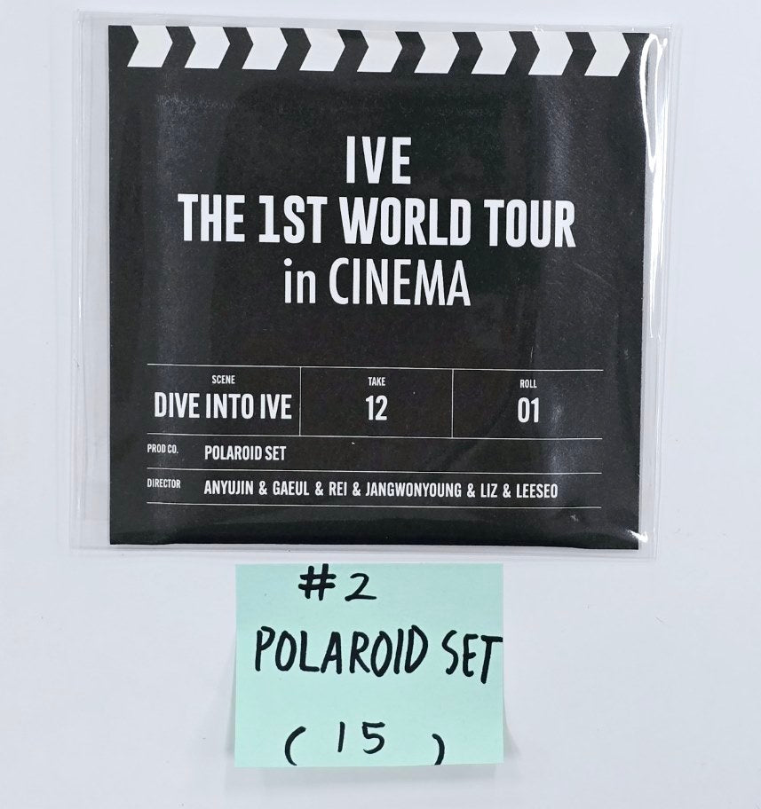 IVE THE 1ST WORLD TOUR in CINEMA - Official MD [Light Keyring, Polaroid Set, Photocard Stand Set, Postcard Book, Photocard Pouch & Photocard Set, Photo Film Keyring, Photo Set] (1) [24.10.2]