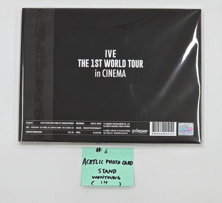 IVE THE 1ST WORLD TOUR in CINEMA - Official MD [Light Keyring, Polaroid Set, Photocard Stand Set, Postcard Book, Photocard Pouch & Photocard Set, Photo Film Keyring, Photo Set] (1) [24.10.2]