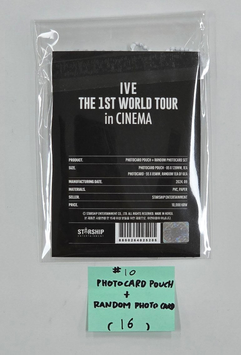 IVE THE 1ST WORLD TOUR in CINEMA - Official MD [Light Keyring, Polaroid Set, Photocard Stand Set, Postcard Book, Photocard Pouch & Photocard Set, Photo Film Keyring, Photo Set] (1) [24.10.2] - HALLYUSUPERSTORE