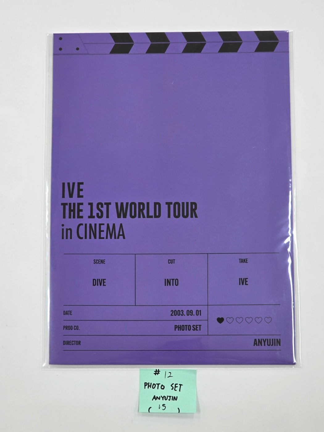 IVE THE 1ST WORLD TOUR in CINEMA - Official MD [Light Keyring, Polaroid Set, Photocard Stand Set, Postcard Book, Photocard Pouch & Photocard Set, Photo Film Keyring, Photo Set] (1) [24.10.2] - HALLYUSUPERSTORE