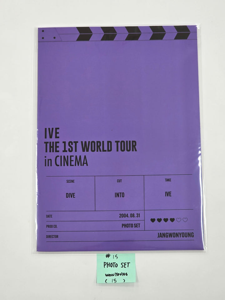 IVE THE 1ST WORLD TOUR in CINEMA - Official MD [Light Keyring, Polaroid Set, Photocard Stand Set, Postcard Book, Photocard Pouch & Photocard Set, Photo Film Keyring, Photo Set] (1) [24.10.2] - HALLYUSUPERSTORE