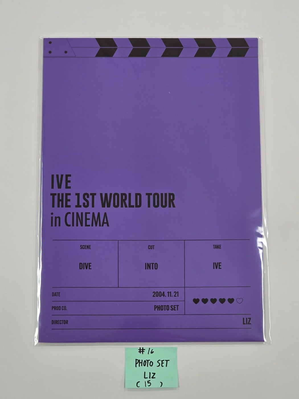 IVE THE 1ST WORLD TOUR in CINEMA - Official MD [Light Keyring, Polaroid Set, Photocard Stand Set, Postcard Book, Photocard Pouch & Photocard Set, Photo Film Keyring, Photo Set] (1) [24.10.2]