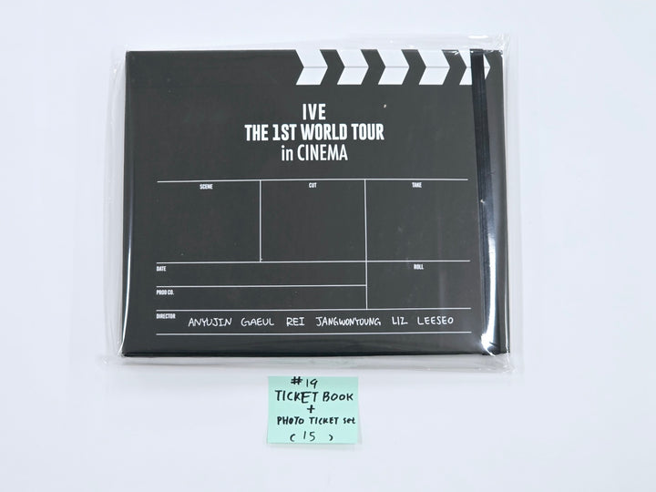 IVE THE 1ST WORLD TOUR in CINEMA - Official MD [Sticker pack, T-shirt, Quick Snap, Tumbler, Light stick Bag] (2) [24.10.2]