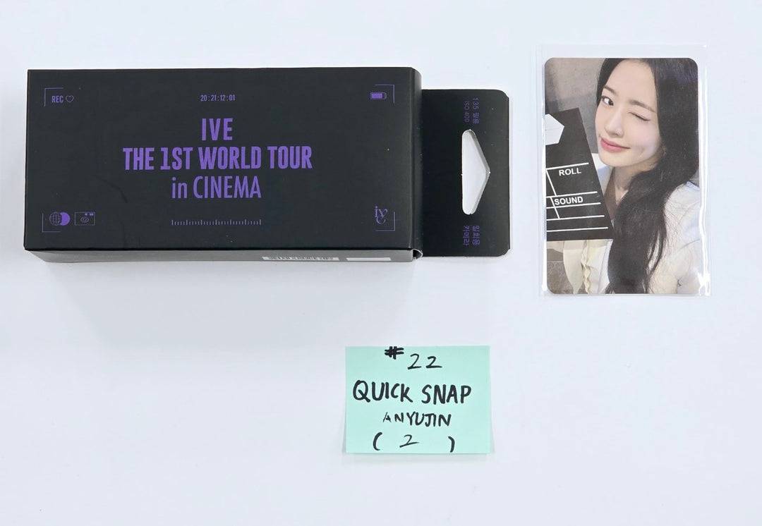 IVE THE 1ST WORLD TOUR in CINEMA - Official MD [Sticker pack, T-shirt, Quick Snap, Tumbler, Light stick Bag] (2) [24.10.2] - HALLYUSUPERSTORE