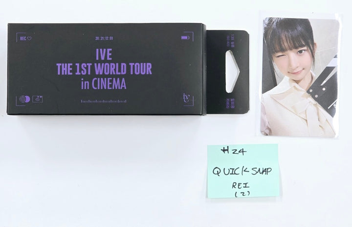 IVE THE 1ST WORLD TOUR in CINEMA - Official MD [Sticker pack, T-shirt, Quick Snap, Tumbler, Light stick Bag] (2) [24.10.2] - HALLYUSUPERSTORE