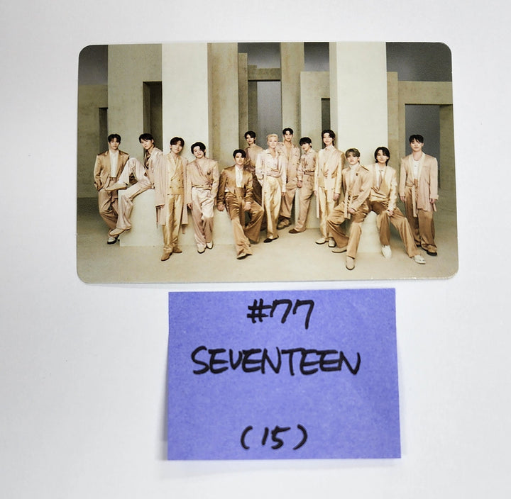 SEVENTEEN "RIGHT HERE" World Tour - Official Trading Photocard (3) [24.10.2] - HALLYUSUPERSTORE