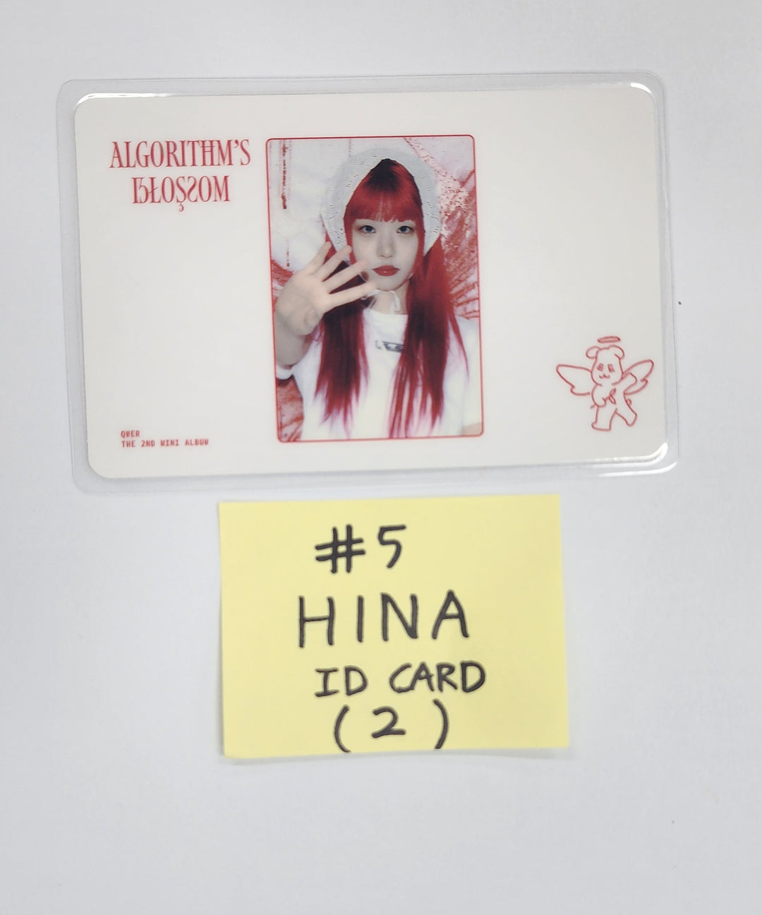 QWER "Algorithm's Blossom" - Official Photocard, ID Card, Lenticular Message [24.10.4] - HALLYUSUPERSTORE