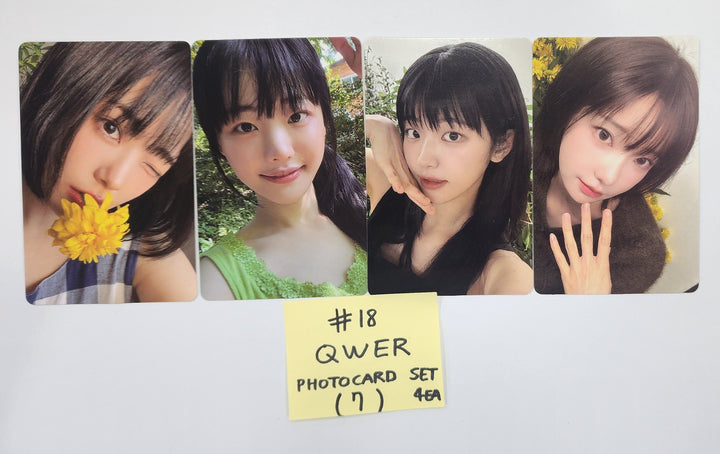 QWER "Algorithm's Blossom" - Official Photocard, ID Card, Lenticular Message [24.10.4] - HALLYUSUPERSTORE