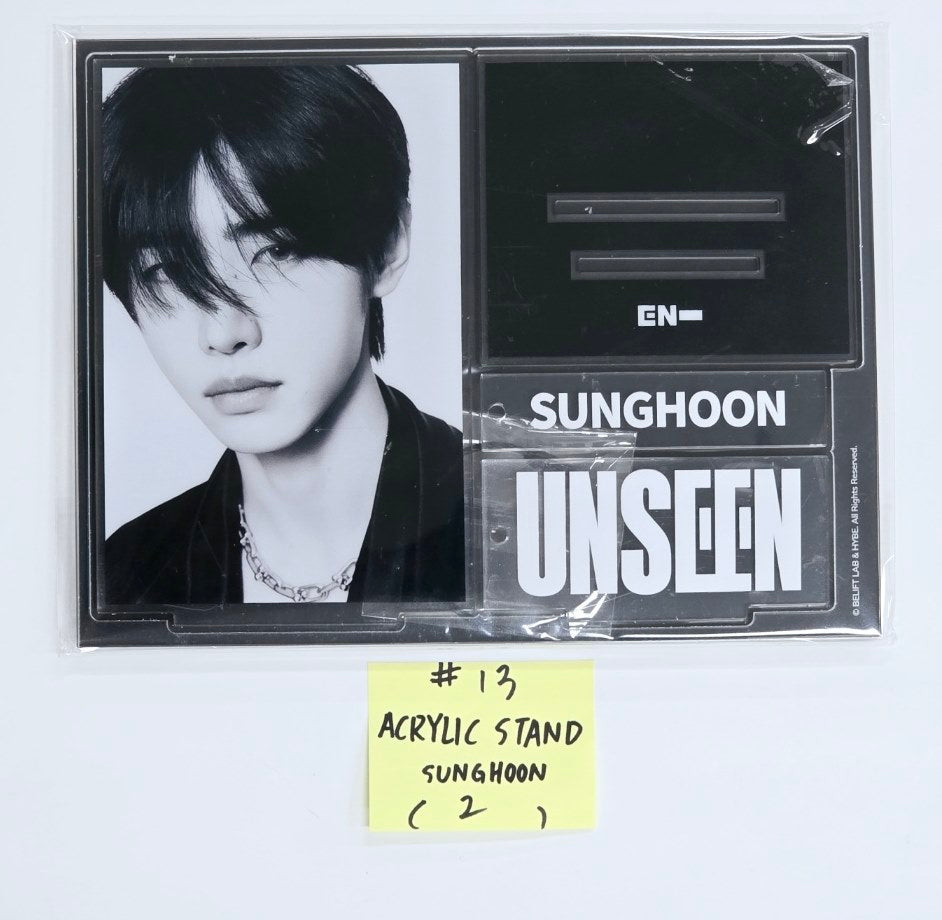 ENHYPEN "UNSEEN" EXHIBITION - Official MD [Random Photocard, Mini Poster Set, Clear Photocard Set, Acrylic Magnet Set, Mini Photo Holder Set, Keyring, Shoulder Bag, Tumbler, Acrylic Stand] [24.10.4] - HALLYUSUPERSTORE