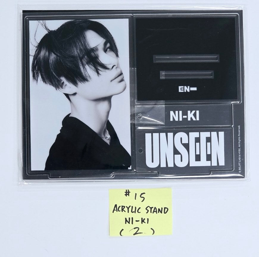 ENHYPEN "UNSEEN" EXHIBITION - Official MD [Random Photocard, Mini Poster Set, Clear Photocard Set, Acrylic Magnet Set, Mini Photo Holder Set, Keyring, Shoulder Bag, Tumbler, Acrylic Stand] [24.10.4] - HALLYUSUPERSTORE