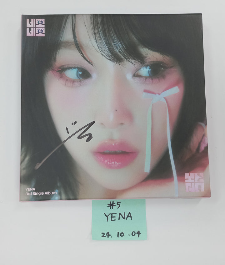 YENA "NEMONEMO", Dragon Pony "EP : POP UP", LEE CHANG SUB "1991" - Hand Autographed(Signed) Promo Album [24.10.4] - HALLYUSUPERSTORE