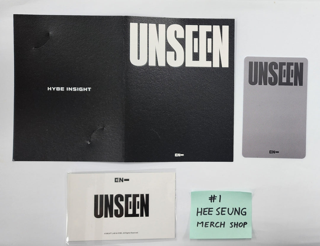 ENHYPEN "UNSEEN" EXHIBITION IN SEOUL - Ticket Event Photocard [24.10.4] - HALLYUSUPERSTORE