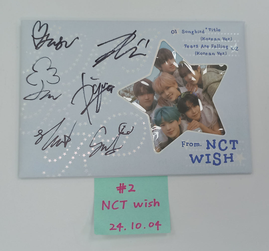 (g) I-DLE "I SWAY", NCT WISH "Steady", NCT WISH "Songbird", xikers "HOUSE OF TRICKY : WATCH OUT", BOYNEXTDOOR "19.99", KANGDANIEL "ACT" - Hand Autographed(Signed) Promo Album [24.10.4] - HALLYUSUPERSTORE