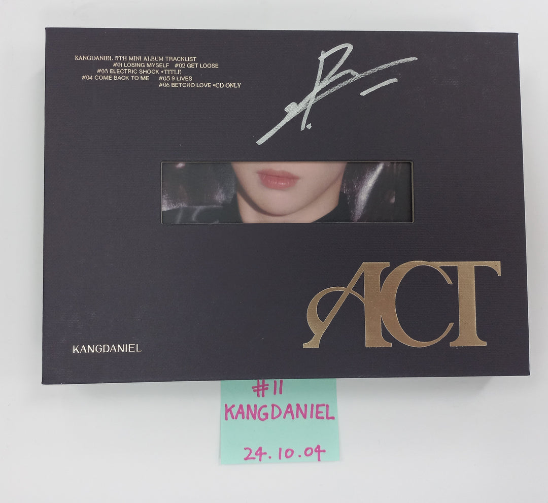 (g) I-DLE "I SWAY", NCT WISH "Steady", NCT WISH "Songbird", xikers "HOUSE OF TRICKY : WATCH OUT", BOYNEXTDOOR "19.99", KANGDANIEL "ACT" - Hand Autographed(Signed) Promo Album [24.10.4] - HALLYUSUPERSTORE