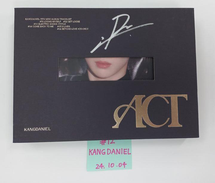 (g) I-DLE "I SWAY", NCT WISH "Steady", NCT WISH "Songbird", xikers "HOUSE OF TRICKY : WATCH OUT", BOYNEXTDOOR "19.99", KANGDANIEL "ACT" - Hand Autographed(Signed) Promo Album [24.10.4] - HALLYUSUPERSTORE