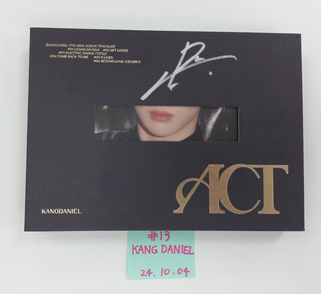 (g) I-DLE "I SWAY", NCT WISH "Steady", NCT WISH "Songbird", xikers "HOUSE OF TRICKY : WATCH OUT", BOYNEXTDOOR "19.99", KANGDANIEL "ACT" - Hand Autographed(Signed) Promo Album [24.10.4] - HALLYUSUPERSTORE