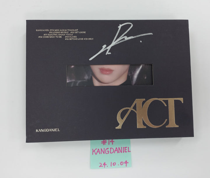 (g) I-DLE "I SWAY", NCT WISH "Steady", NCT WISH "Songbird", xikers "HOUSE OF TRICKY : WATCH OUT", BOYNEXTDOOR "19.99", KANGDANIEL "ACT" - Hand Autographed(Signed) Promo Album [24.10.4] - HALLYUSUPERSTORE