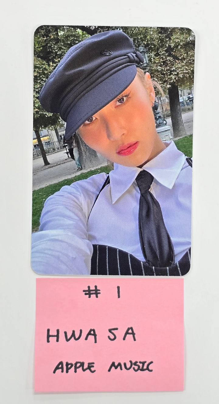 Hwasa “O” - Apple Music Fansign Event Photocard [24.10.7] - HALLYUSUPERSTORE