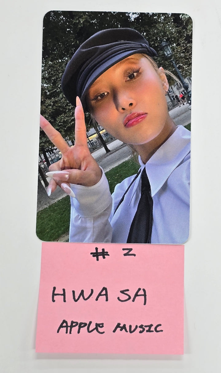 Hwasa “O” - Apple Music Fansign Event Photocard [24.10.7] - HALLYUSUPERSTORE