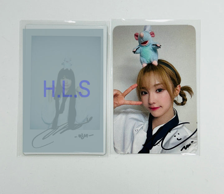 Wooah "Unframed" - Hand Autographed(Signed) Polaroid, Photocard [24.10.8] - HALLYUSUPERSTORE