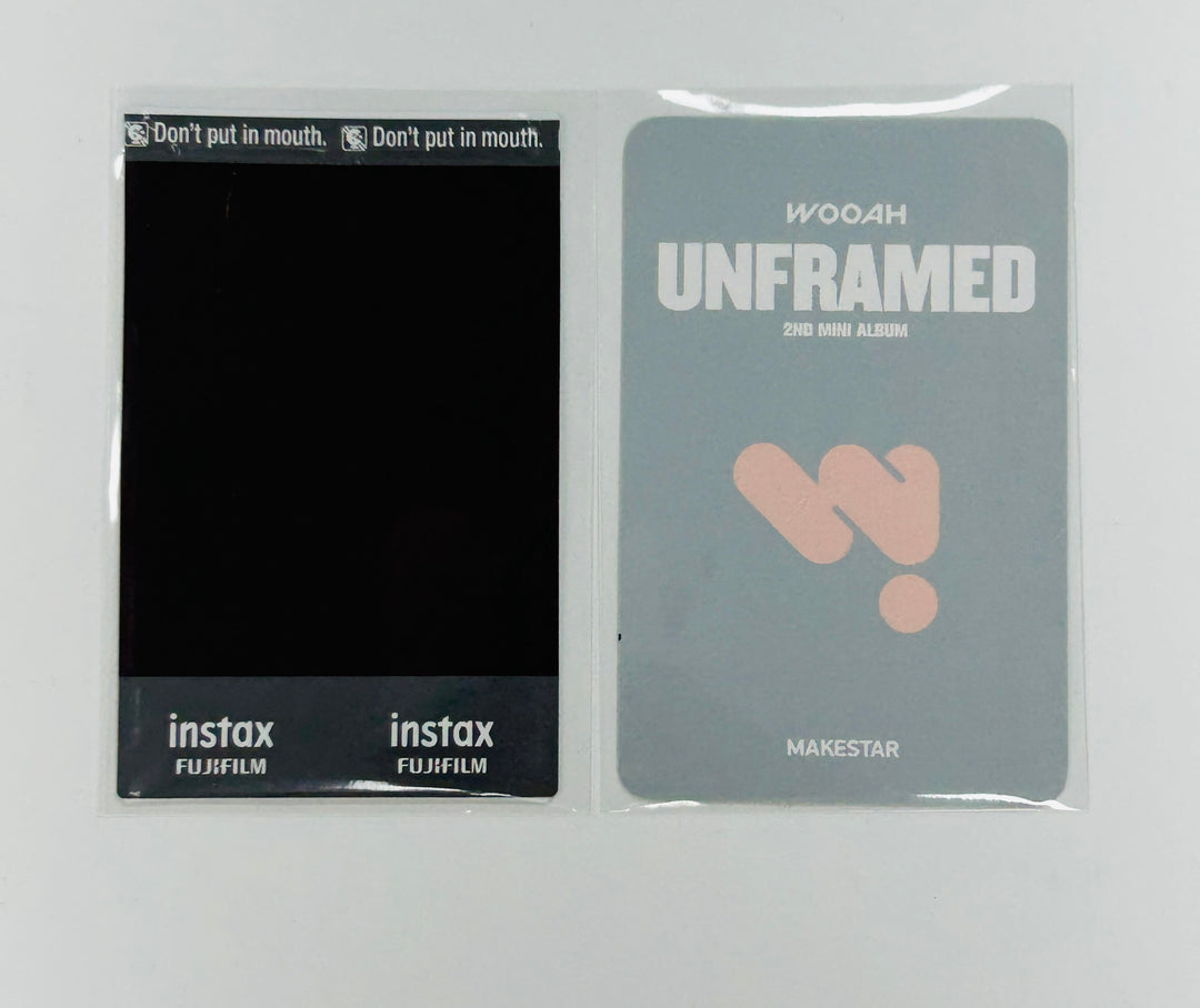 Wooah "Unframed" - Hand Autographed(Signed) Polaroid, Photocard [24.10.8] - HALLYUSUPERSTORE