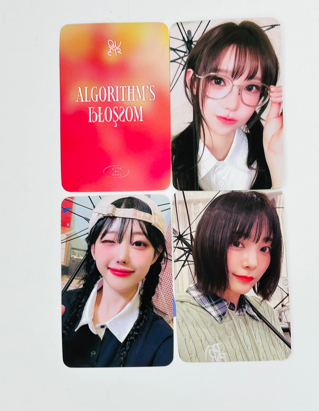 QWER "Algorithm's Blossom" - Dear My Muse Fansign Event Photocard Round 2 [24.10.8] - HALLYUSUPERSTORE